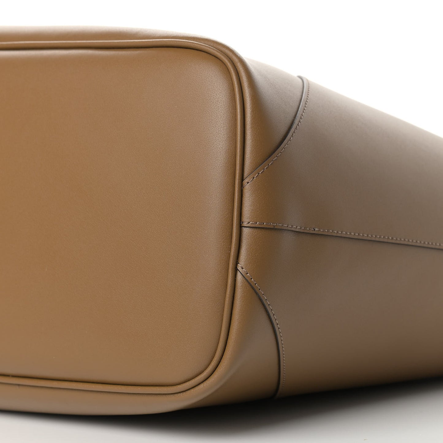 Smooth Calfskin Wing Shopper Tote Military Green