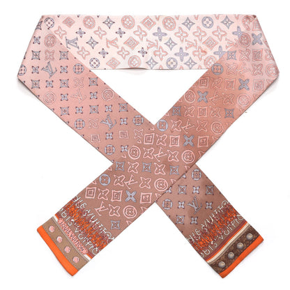 Louis Vuitton Silk Monogram Map Bandeau 1 of 7
