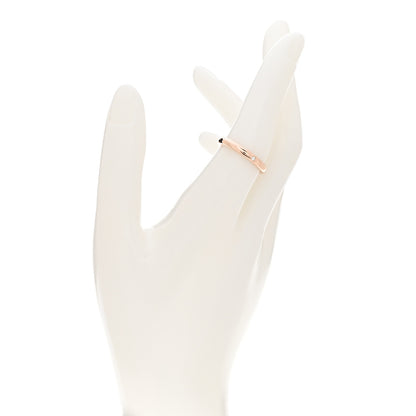 Tiffany 18K Rose Gold Diamond Elsa Peretti Band Ring 56 7.5 2 of 5