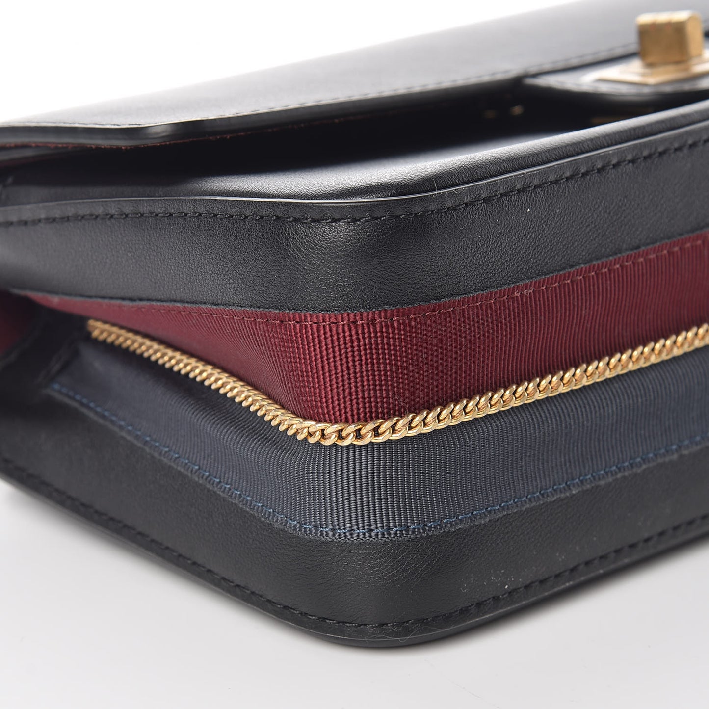 Calfskin Nude 2.55 Medals Reissue 225 Flap Navy