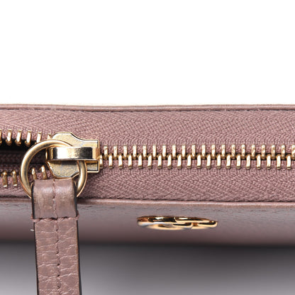 Gucci Dollar Calfskin GG Marmont Zip Around Wallet Porcelain Rose 16 of 16