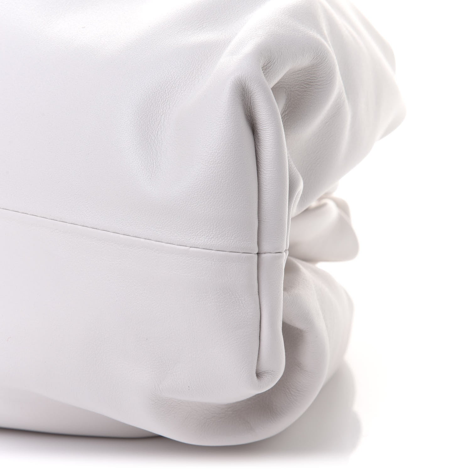Bottega Veneta Smooth Butter Calf The Pouch Oversized Clutch Mist 9 of 10