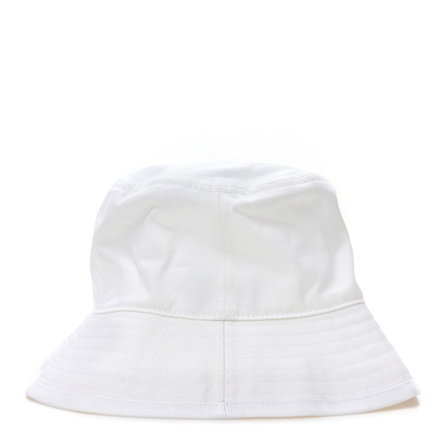 Cotton Logo Cabris Bucket Hat M White