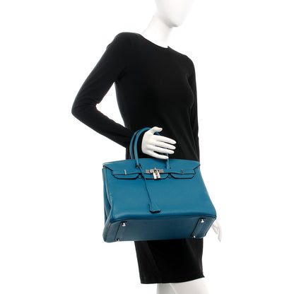 Hermes Togo Birkin 35 Bleu Izmir 2 of 32