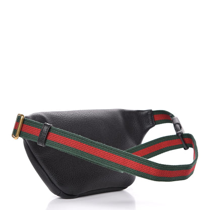 Gucci Grained Calfskin Small Logo Belt Bag Black 3 of 9