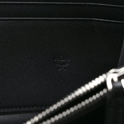 MCM Visetos Large Zip Around Wallet Black 7 of 7