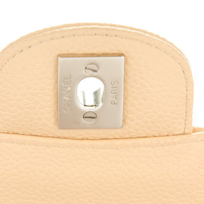 Chanel Caviar Quilted Medium Double Flap Beige Clair 6 of 8
