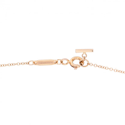 Tiffany 18K Rose Gold Large T Smile Pendant Necklace 4 of 4
