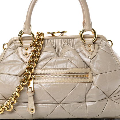 Marc Jacobs Calfskin Quilted Stam Light Grey 8 of 17