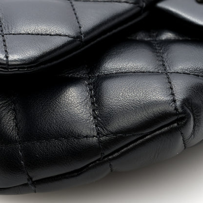 Chanel Calfskin Quilted CC Uniform Flap Belt Bag Black 9 of 10