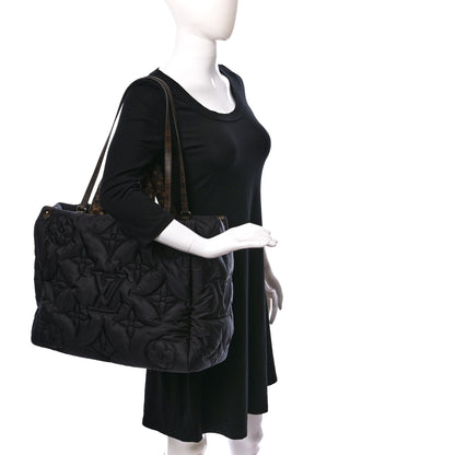 Louis Vuitton Econyl Monogram Pillow Giant Onthego GM Black 3 of 8
