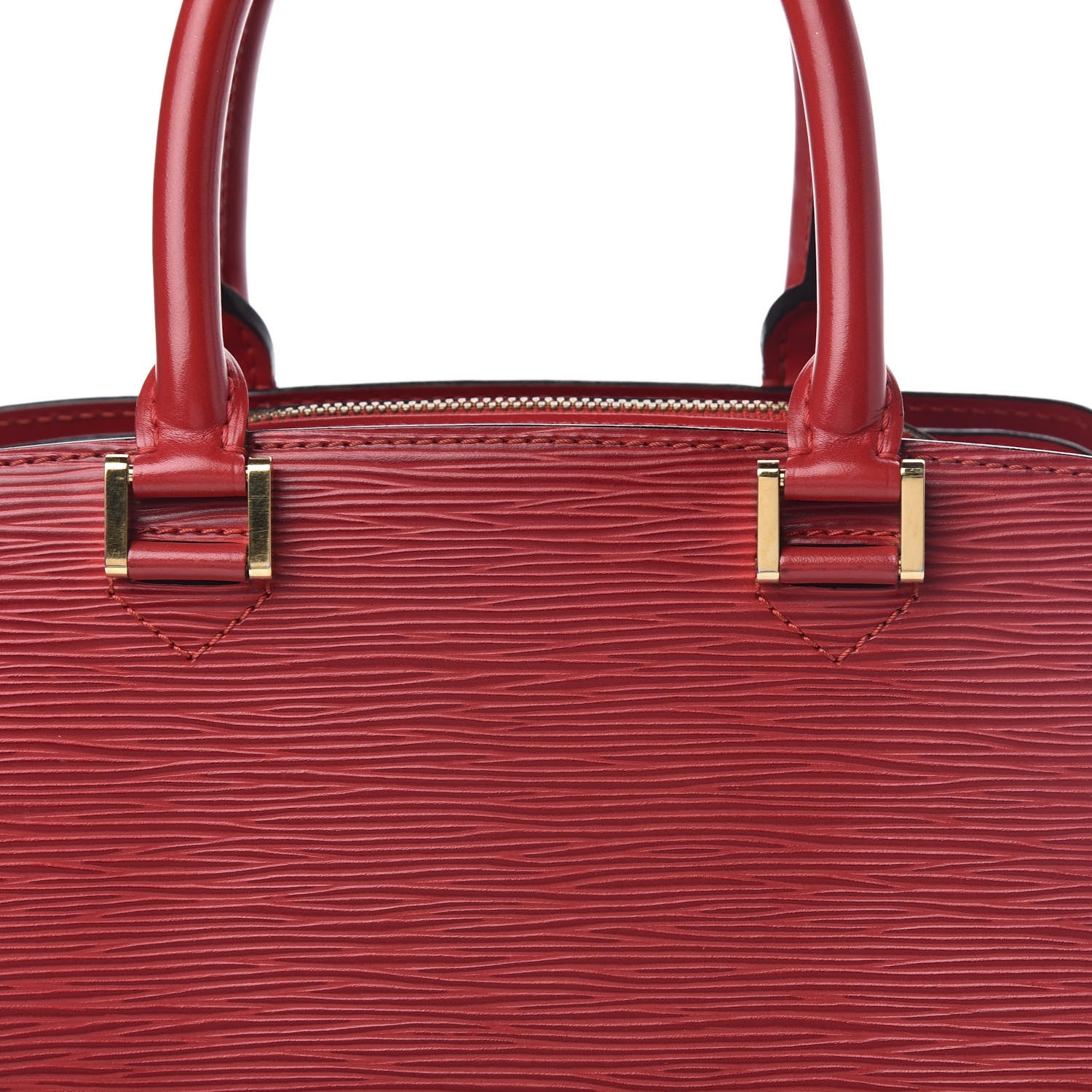 Louis Vuitton Epi Pont-Neuf Castillan Red 9 of 9