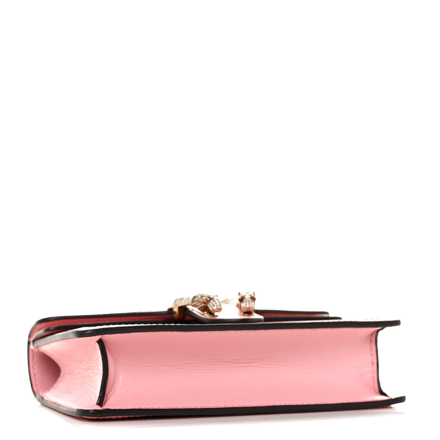 Gucci Azalea Calfskin Enamel Super Mini Dionysus Shoulder Bag New Cherry Red Wild Rose Off White 4 of 9