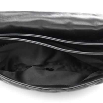 Chanel Lambskin Quilted Chanel 3 Large Accordion Flap Black 7 of 13