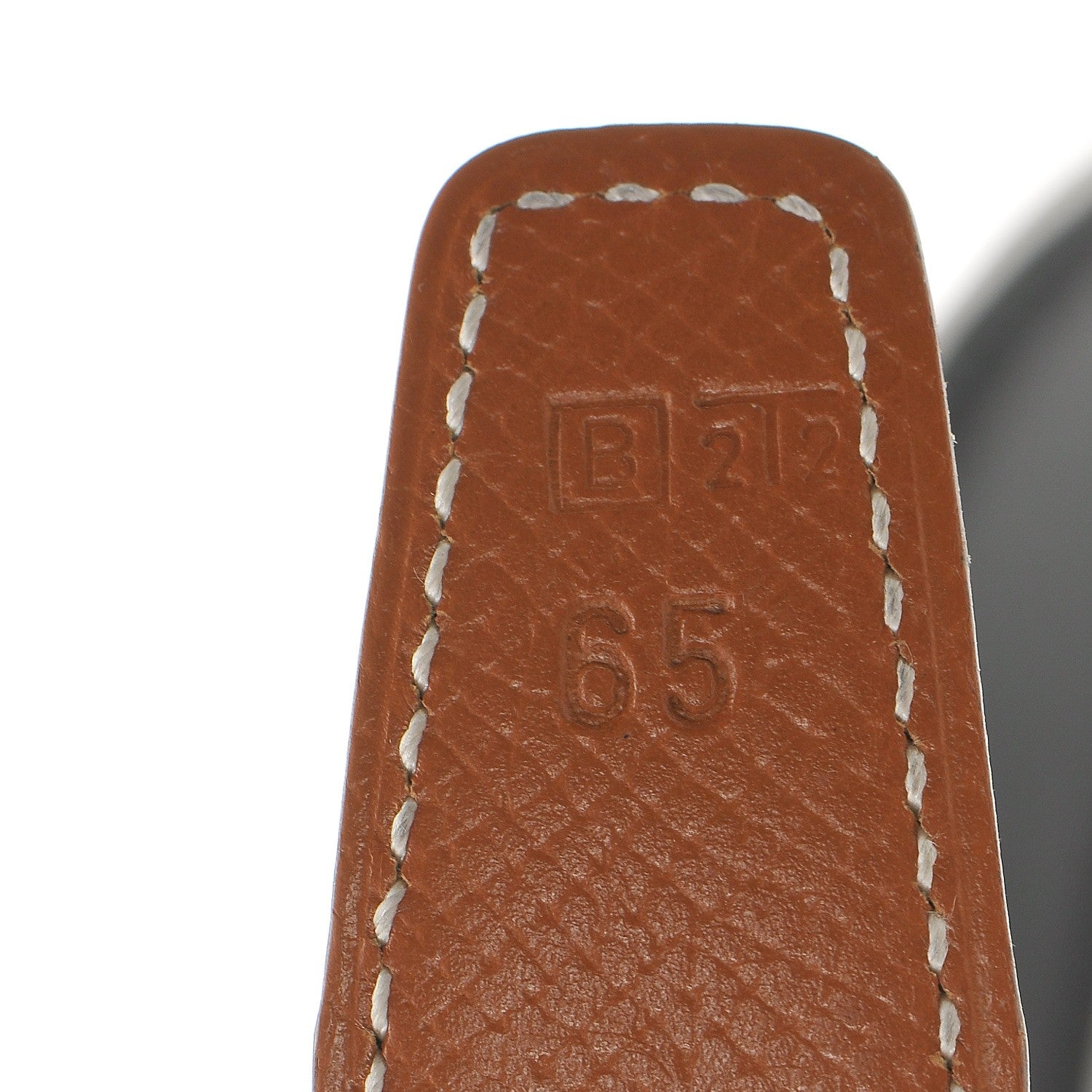 Hermes Box Togo Constance 24mm H Belt 65 Noir Gold 5 of 8