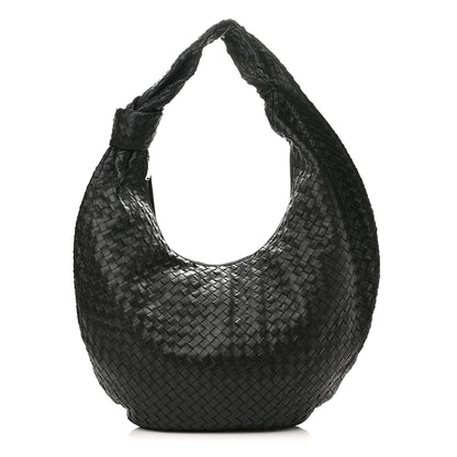 Bottega Veneta Nappa Intrecciato Maxi Jodie Black 1 of 10