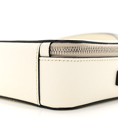 Prada Saffiano Travel Small Brique Top Handle Crossbody Bag White 10 of 22