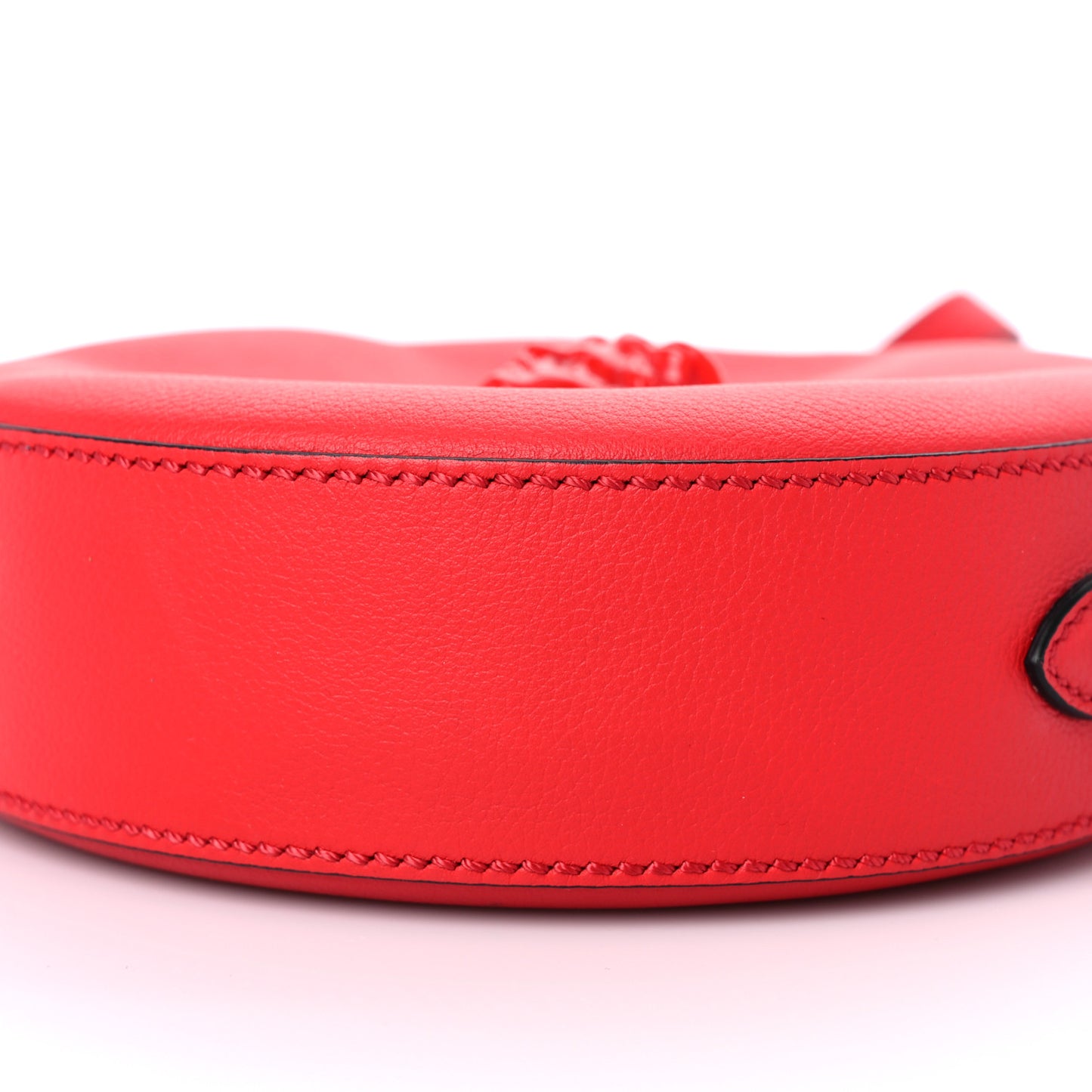 Calfskin La Medusa Round Camera Bag Red
