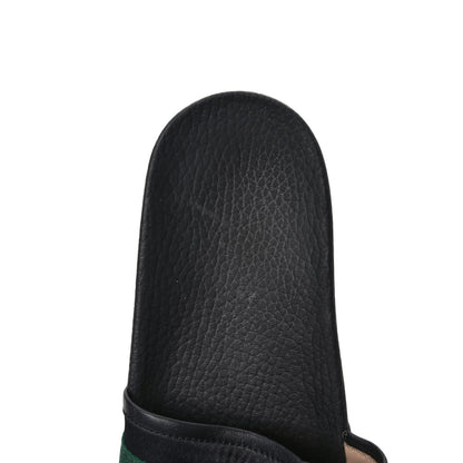 Gucci Satin Web Bow Slide Sandals 41 Black 8 of 8