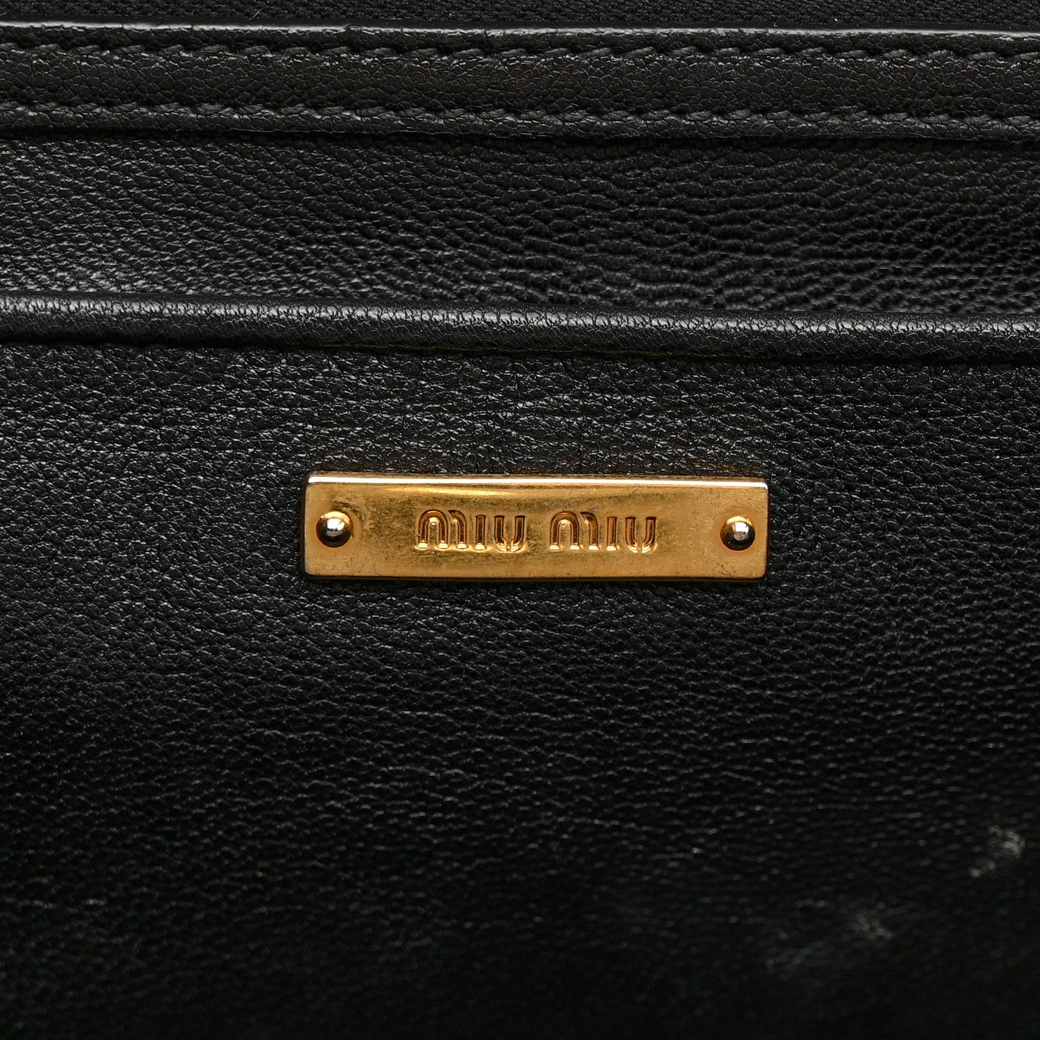 Miu Miu Denim Matelasse Biker Tote Avio 6 of 16