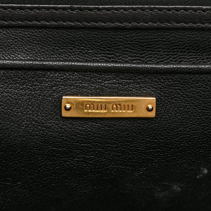 Miu Miu Denim Matelasse Biker Tote Avio 6 of 16