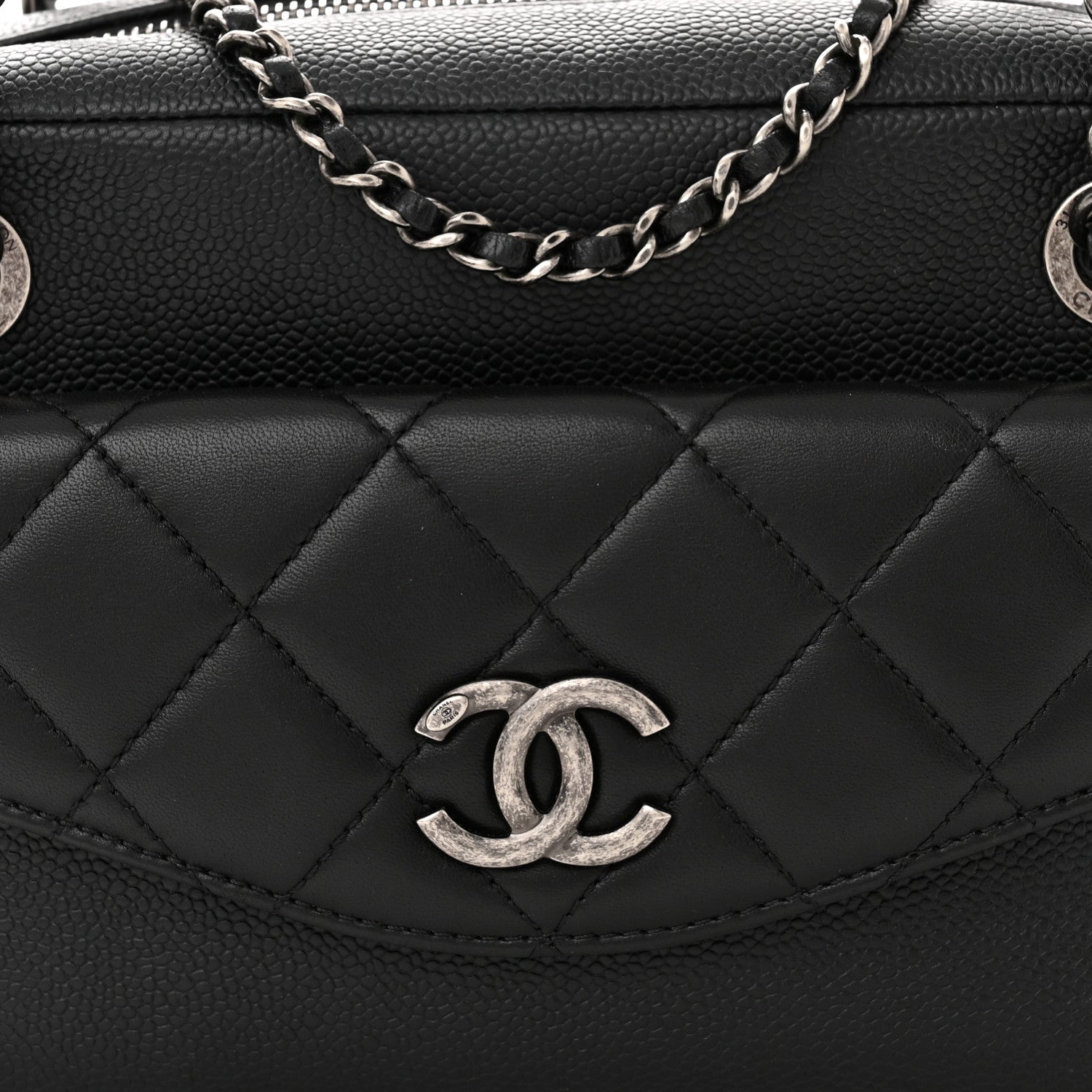 Chanel Caviar Lambskin Quilted Coco Break Camera Case Black 8 of 10