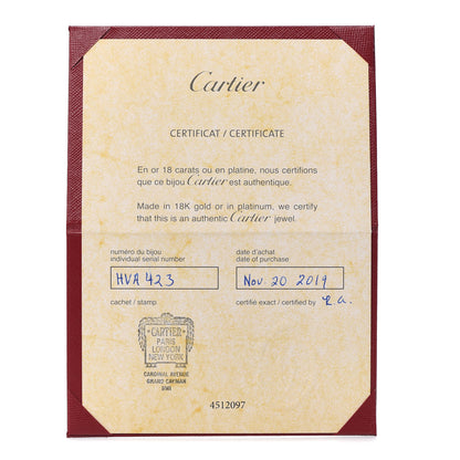 Cartier 18K White Gold Juste Un Clou Bracelet 17 6 of 7