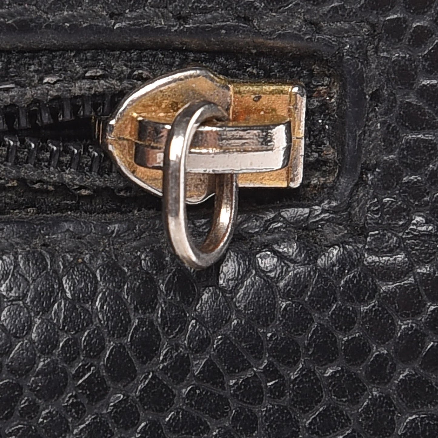 Caviar Timeless CC Zip Around Organizer Wallet Black