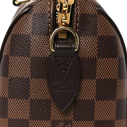 Louis Vuitton Damier Ebene Speedy Bandouliere 20 6 of 10