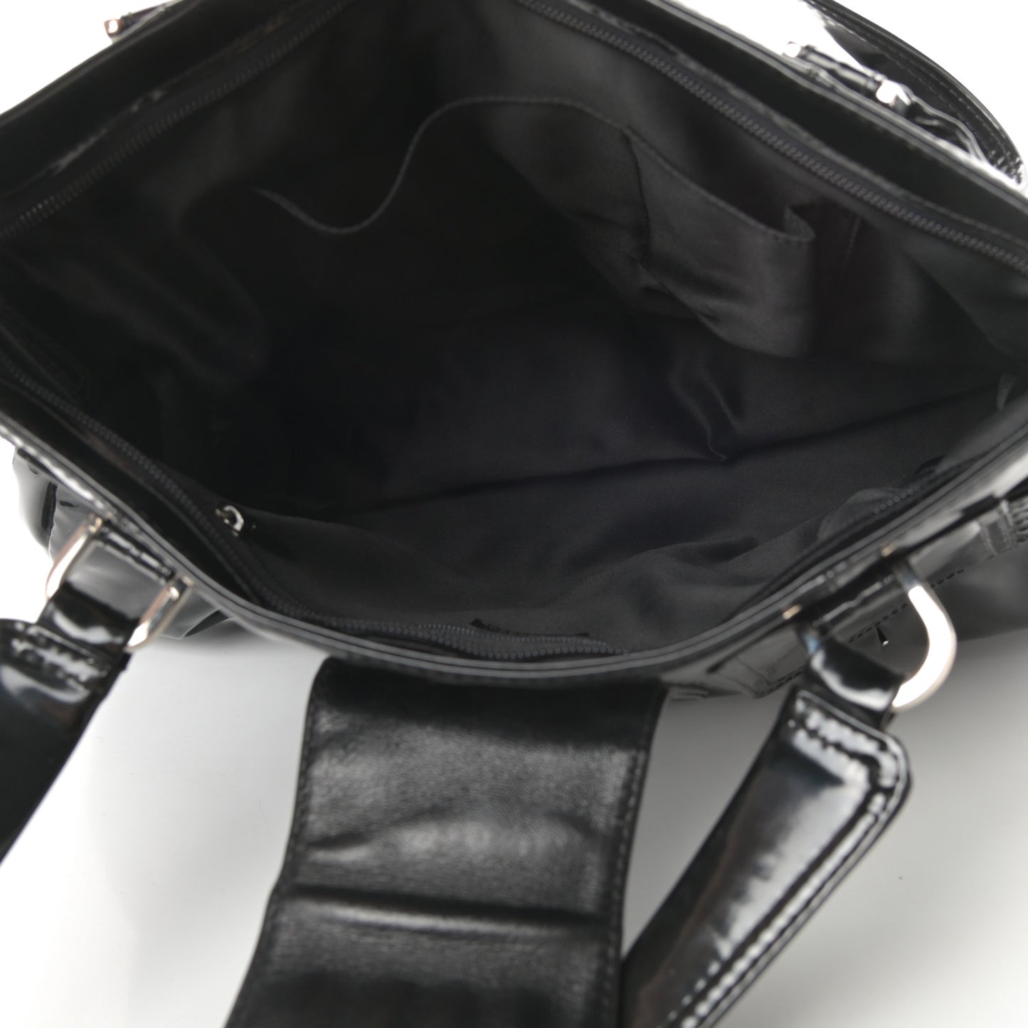 Patent Medusa Tote Black