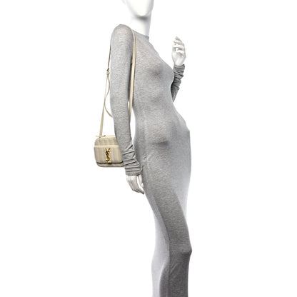 Saint Laurent Lambskin Matelasse Monogram Vicky Camera Bag Crema Soft 2 of 11