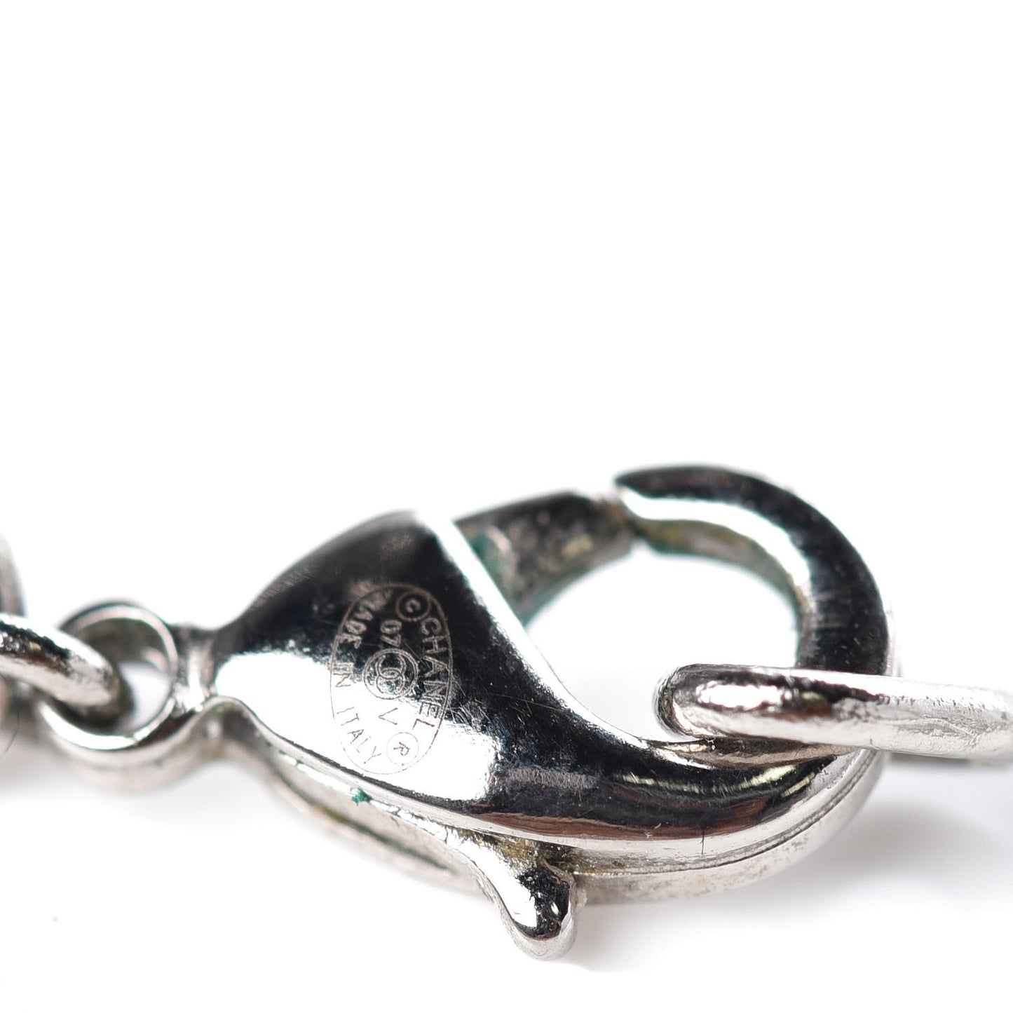 Crystal Timeless CC Necklace Silver