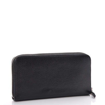 Givenchy Sugar Goatskin Pandora Zip Around Wallet Black 3 of 11