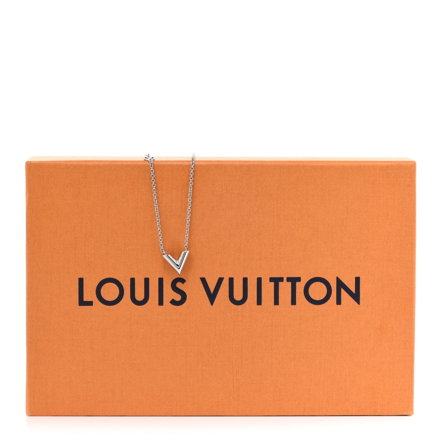 Metal Essential V Supple Necklace Silver