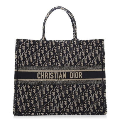 Christian Dior Oblique Book Tote Blue Multicolor 1 of 12