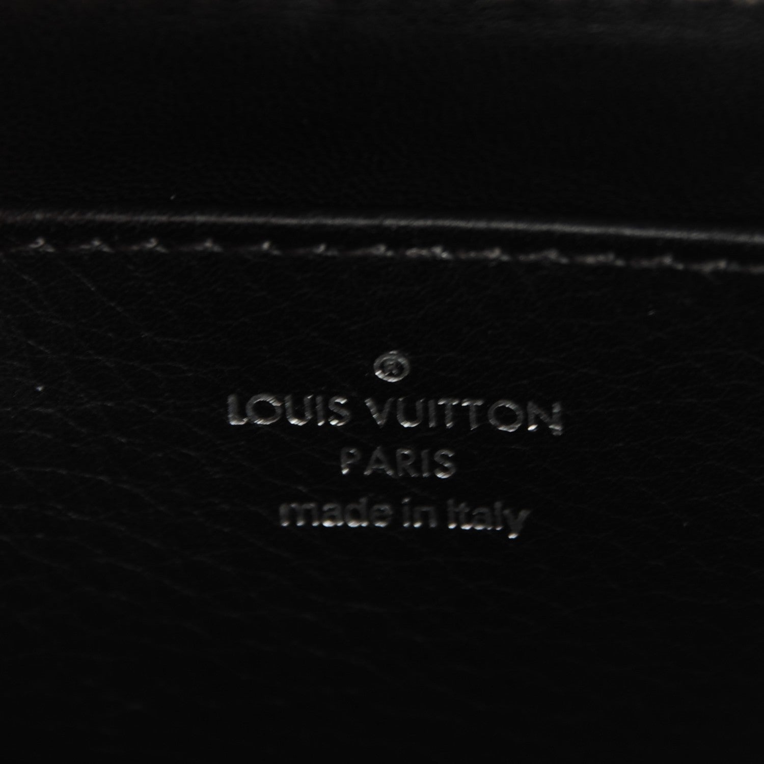 Louis Vuitton Calfskin Malletage GO-14 PM Black 6 of 6