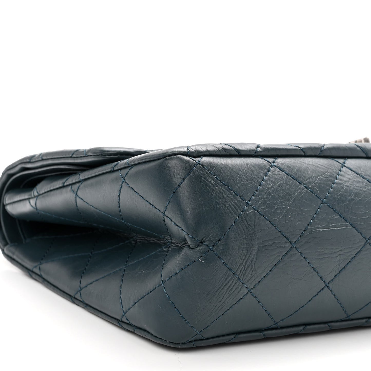 Aged Calfskin Quilted 2.55 Reissue 227 Green