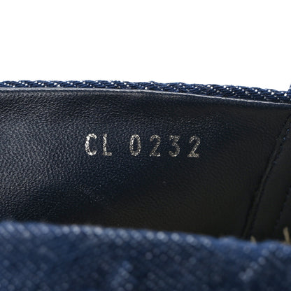 Louis Vuitton Denim Starboard Espadrille Flats 39.5 Blue 8 of 9