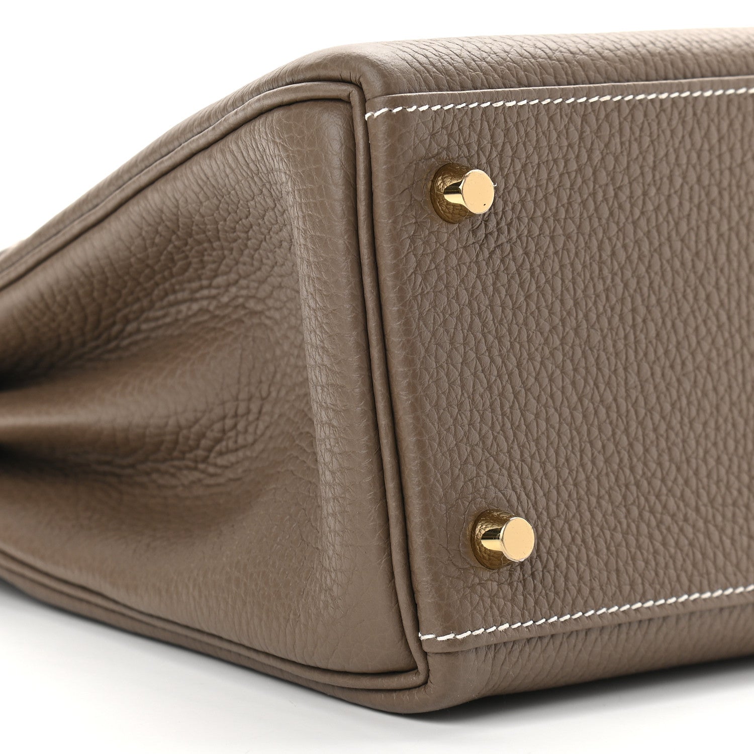 Hermes Togo Kelly Retourne 28 Etoupe 9 of 10