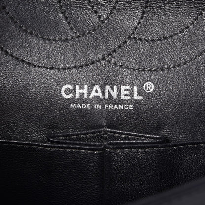 Chanel Metallic Aged Calfskin 2.55 Reissue 226 Flap Black 6 of 7