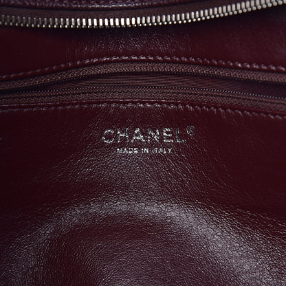 Chanel Caviar Quilted CC Timeless Bowler Burgundy 6 of 18