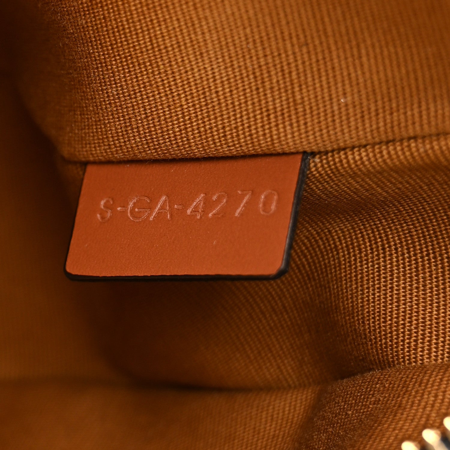 Celine Triomphe Canvas Calfskin Ava Shoulder Bag Tan 7 of 10
