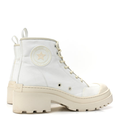 Christian Dior Technical Fabric D-Rise 35mm Boots 41 White 5 of 12