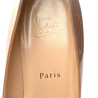 Christian Louboutin Patent Pigalle Follies 100 Pumps 41 Nude 7 of 9
