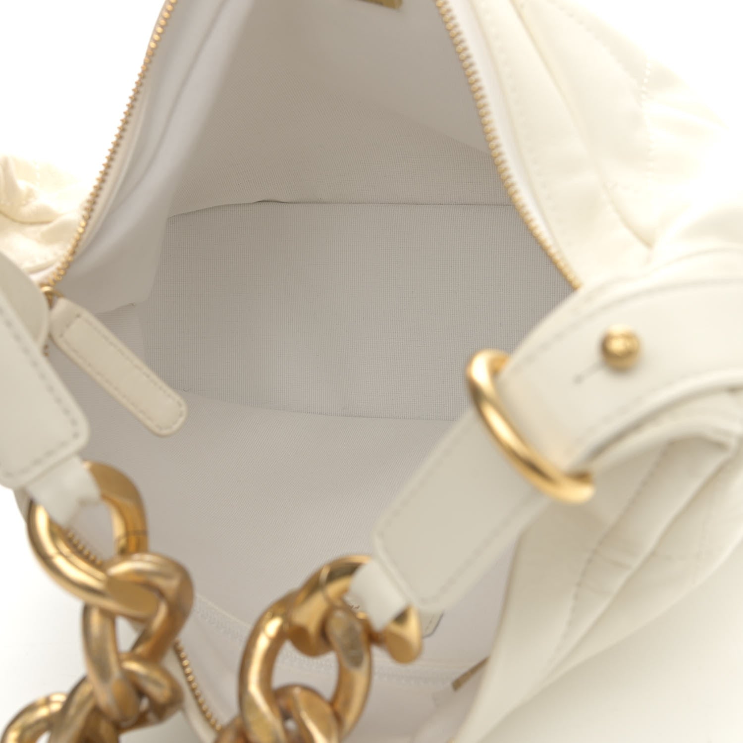 Chanel Calfskin Quilted Daily Hobo White 5 of 11