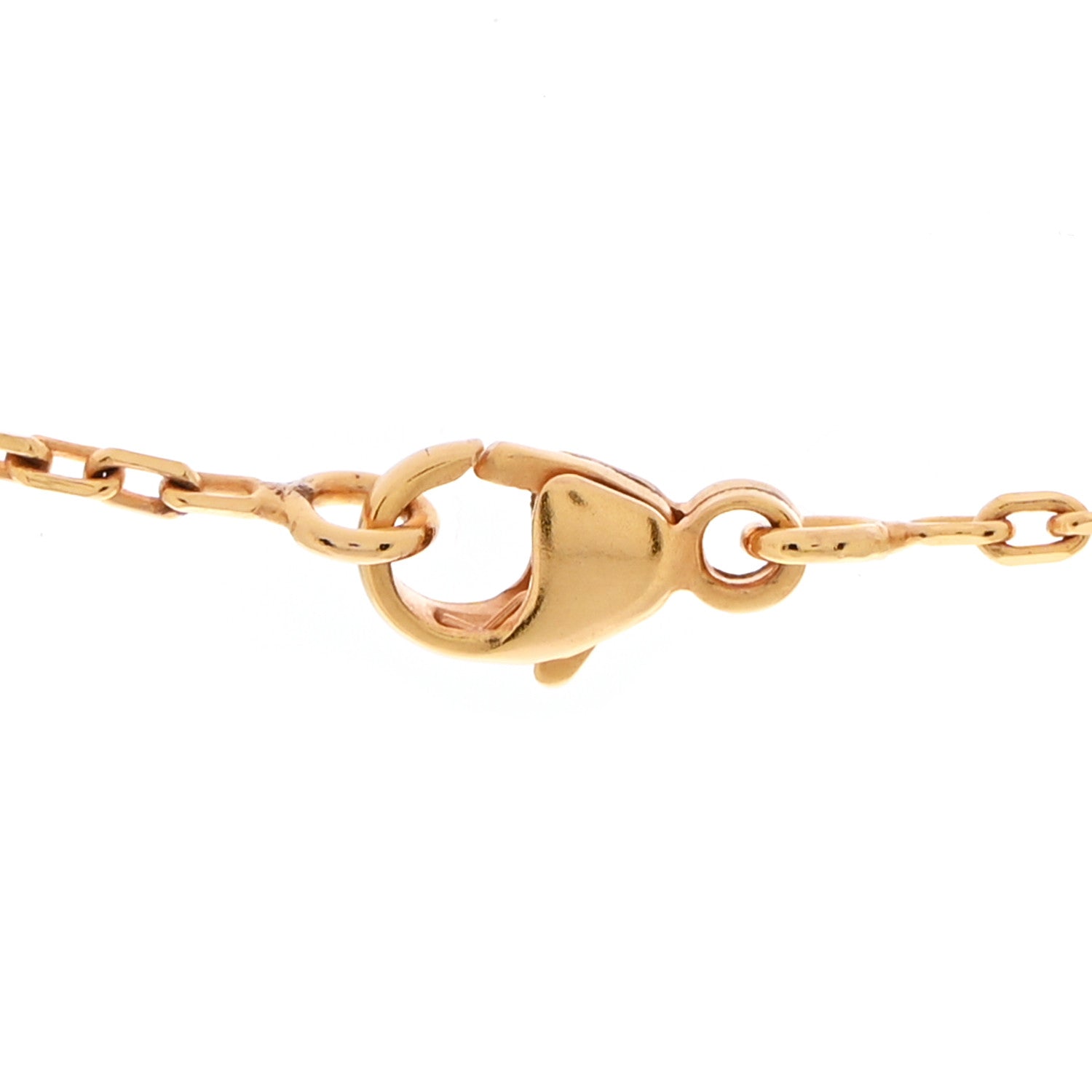 Hermes Lacquered Gold Pop H Pendant Necklace White 7 of 8