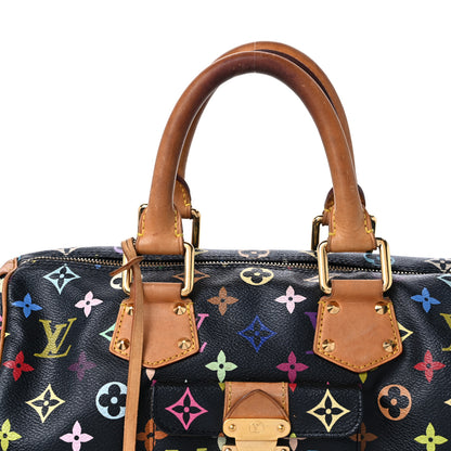 Louis Vuitton Monogram Multicolor Speedy 30 Black 16 of 18