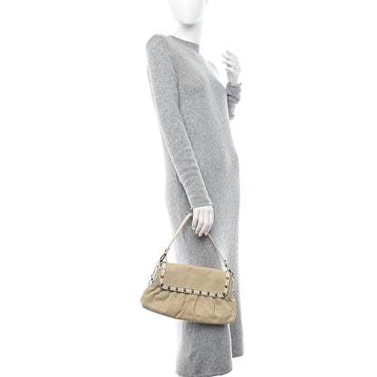 Fendi Canvas Small Chef Shoulder Bag White 2 of 11