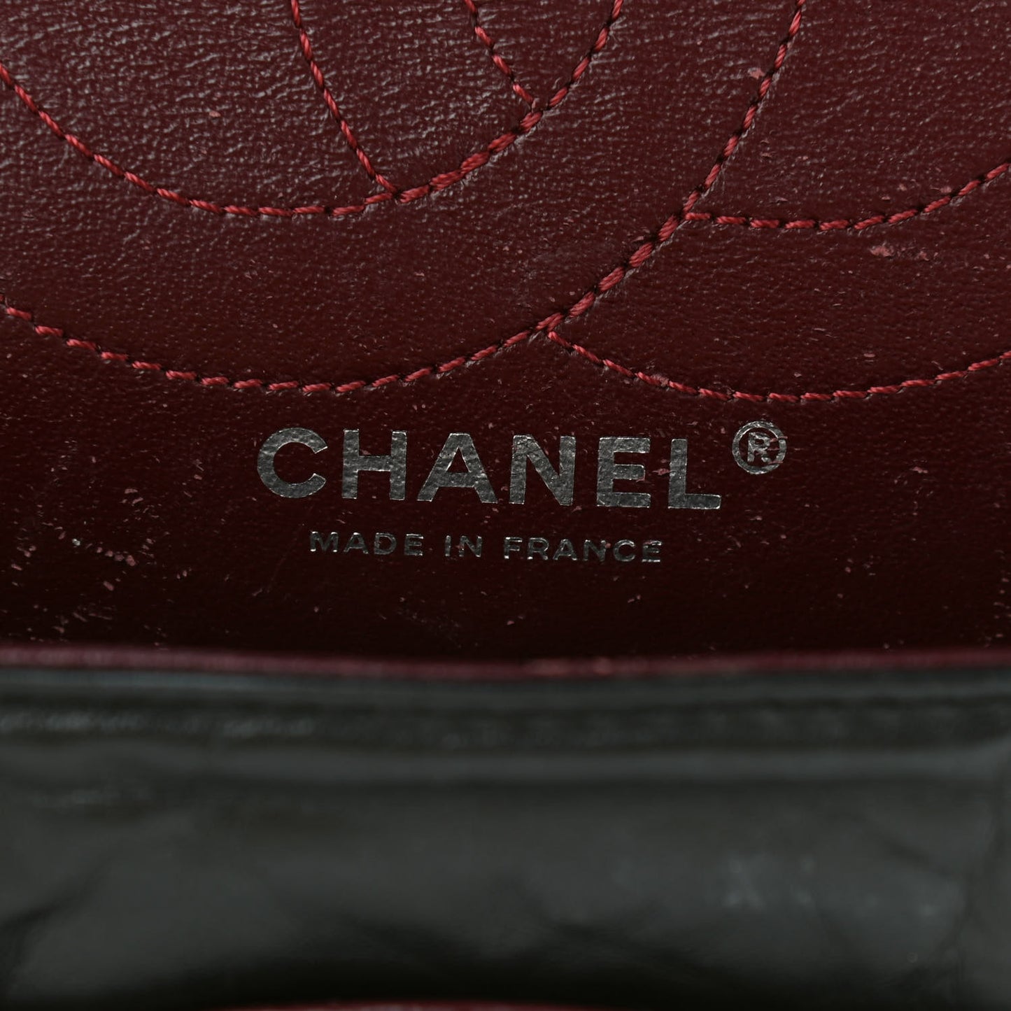 Aged Calfskin Quilted 2.55 Reissue 226 Flap Black