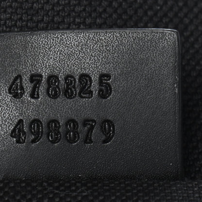 Gucci GG Supreme Monogram Web Belt Bag Black Grey 7 of 9
